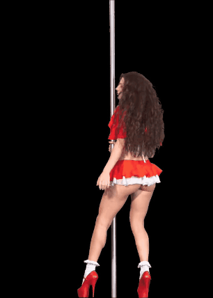 Install iStripper to get this exclusive erotic show of Eva Elle.